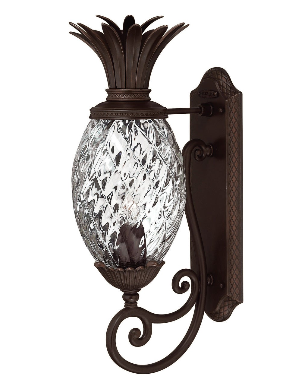 Hinkley Lighting 2227CB-LV Copper Bronze Plantation 12v 14w 4 Light 30  Tall Single Head Post Light with LED Bulbs Included 