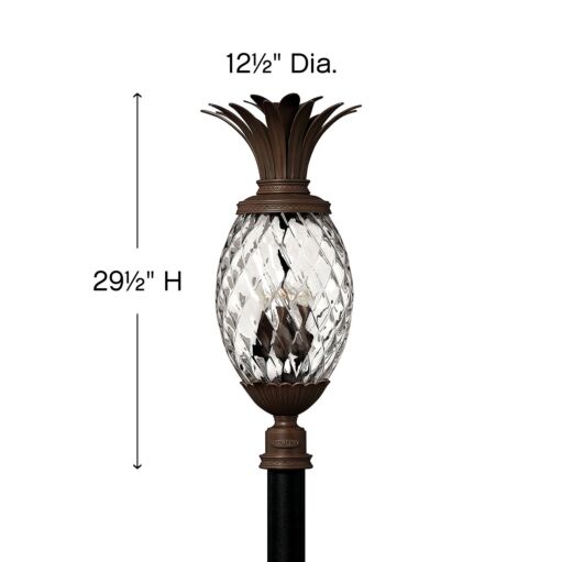 Plantation Extra Large Post or Pier Mount Lantern