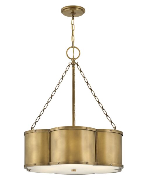Brass drum chandelier cheap