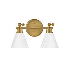Small Adjustable Two Light Vanity