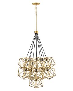 Medium Eleven Light Multi Tier Chandelier