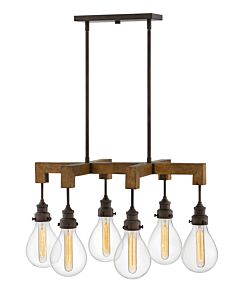 Small Six Light Linear
