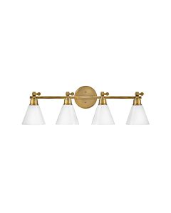 Large Adjustable Four Light Vanity