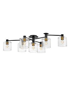 Large Adjustable Semi-flush Mount