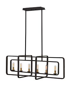 Small Six Light Linear