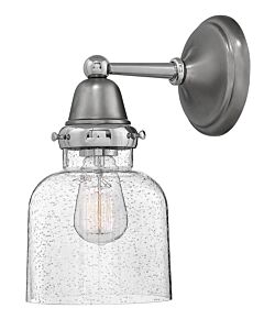 Medium Cylinder Glass Single Light Sconce