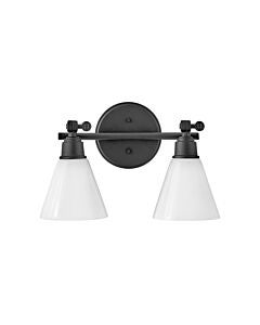 Small Adjustable Two Light Vanity